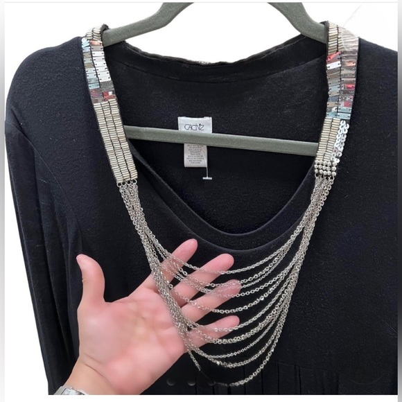 Cache - Bell Sleeve Dress - Size 10 - Picture 3 of 5